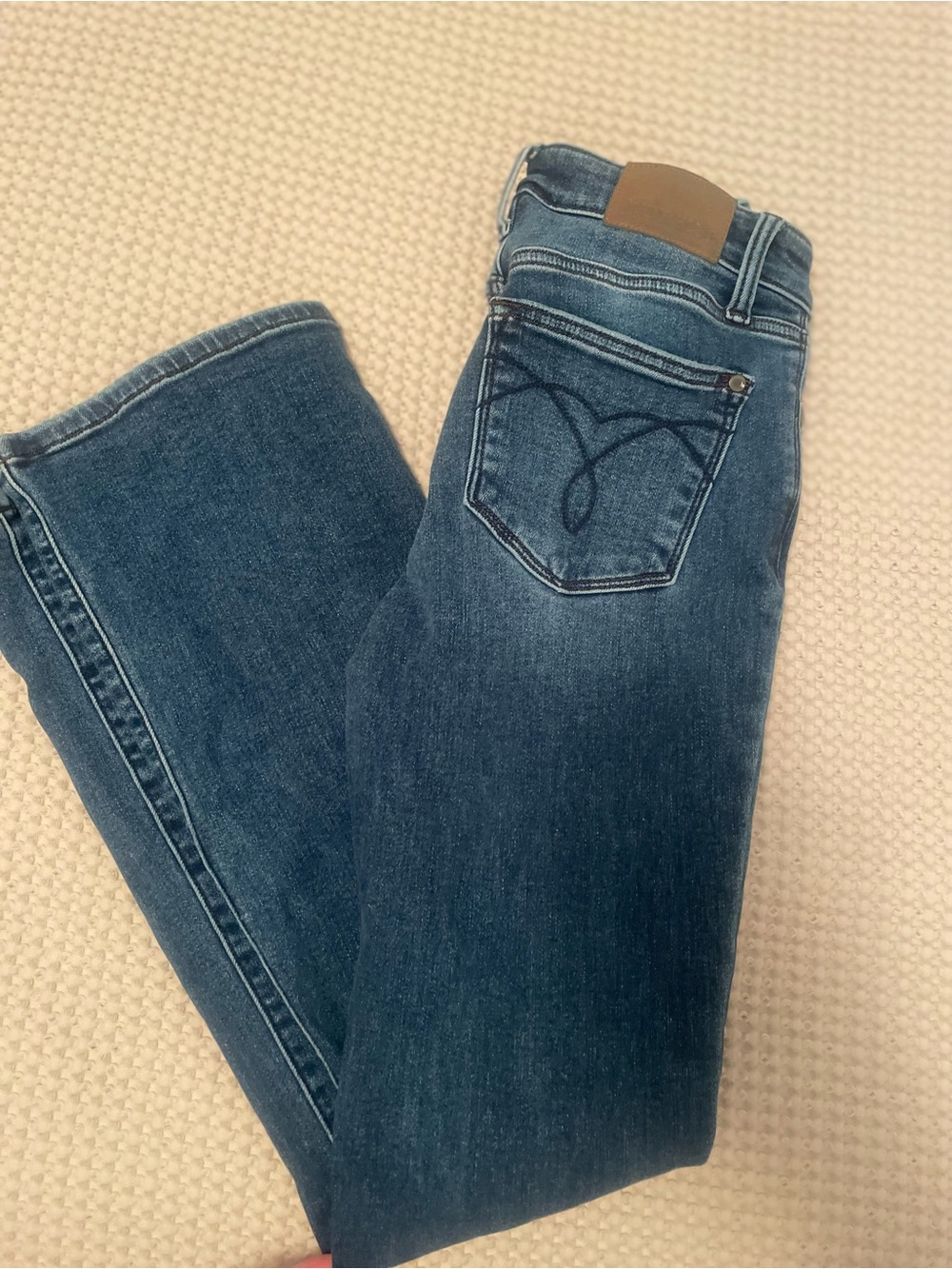 Judy Blue Medium-Dark Blue Straight Leg Jeans